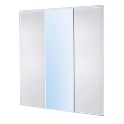 [50931] PACK 3 VANTAUX 2 BLANC+1 MIROIR POUR DRESSING 2500X1800
