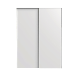[50953] PACK DE 2 VANTAUX BLANCS POUR DRESSING 2500*1530