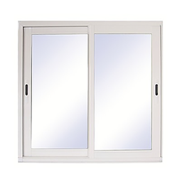 [50973] COULISSANT ALUMINIUM BLANC SIMPLE VITRAGE, MOUSTIQUAIRE OFFERTE 1400 X 2190