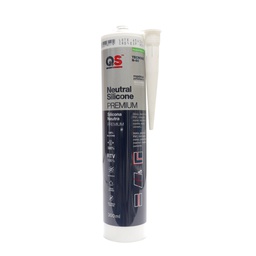 [50291] TECNOSIL N-80 Mastic Silicone pour menuiserie Aluminium et PVC 300ML GRIS-QS