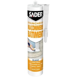 [50102] SADER ETANCHEITE MACONNERIE BATIMENT ACAJOU 280ML