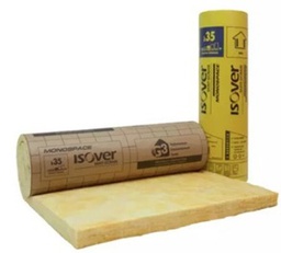 [50178] LAINE DE VERRE ISOVER KRAFT  13M50X1M20 EPAISSEUR 45MM