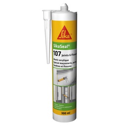 [50305] SIKASEAL-107 MASTIC ACRYLIQUE JOINT ET FISSURE BLANC - 300ML