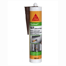 [50306] SIKASEAL-107 MASTIC ACRYLIQUE JOINT ET FISSURE ACAJOU - 300ML