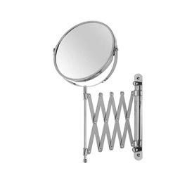 [23527] MIROIR EXTENSIBLE CHROME DOUBLE FACE GROSSISSANT X2