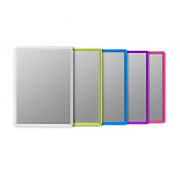 [13881] MIROIR CHEVALET PLASTIQUE MULTI COLOR 18X24