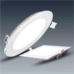 [18335] LED SLIM PANEL LIGHT - ROUND 60LM/W 3000K MATERIAL: ALU.+ PS,INPUT VOLTAGE 100-265V