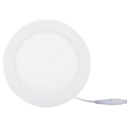 [18338] LED SLIM PANEL LIGHT - ROUND 60LM/W 6500K, MATERIAL: ALU.+ PS,INPUT VOLTAGE :100-265V
