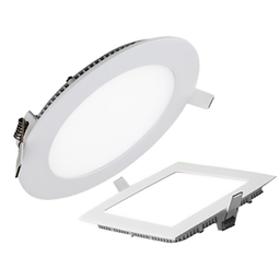 [18339] LED SLIM PANEL LIGHT - ROUND 60LM/W 3000K, MATERIAL: ALU.+ PS,INPUT VOLTAGE :100-265V