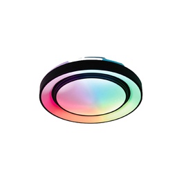 [17151] APPLIQUE PLAFONNIER RAINBOW DYNAMIC RGB TUNABLE LED 38.5W 475MM BLANC NOIR