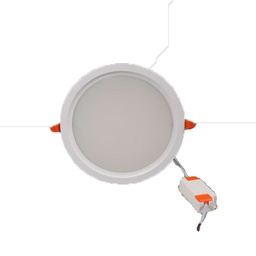 [18353] LED RECESSED DOWNLIGHT, MATERIAL: ALU+PC , NON-ISOLATED DRIVER ,INPUT VOLTAGE:AC170-240V 3000K
