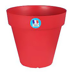 [41588] POT DE FLEUR ROND D50 ROUGE 2080050
