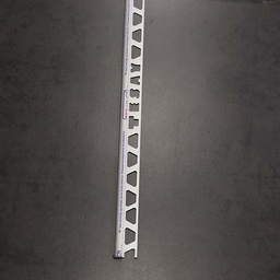 [29950] PROFILE DE BORD EXTERNE EN ALUMINIUM MASSIF 10MM/ 2,7ML BARRE _CHROME MAT