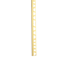 [29965] PROFILE DE NEZ D ESCALIER "Ç" EN ALUMINIUM ANODISE MAT 10MM_ OR MAT