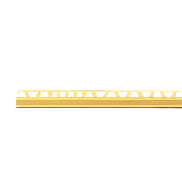 [29967] PROFILE DE NEZ D ESCALIER EN ALUMINIUM 10MM/2,50ML BARRE _ OR MAT