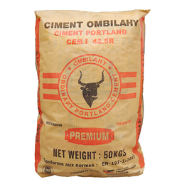 [52310] CIMENT OMBILAHY - CEM I - CPA 42,5R - 50KG – COLAS SAHOFIKA