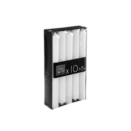 [210179] BOUGIE BTN BLANC 54G H20 X10