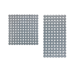 [210193] TAPIS DE BAIN BELEM GRIS 67,58X36CM