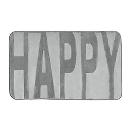 [210214] TAPIS DE BAIN MEMORY FOAM 50X80 HAPPY CONCRETE GRIS