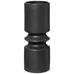 [112206] VASE CRMQ GEOM SAFARI H30,5