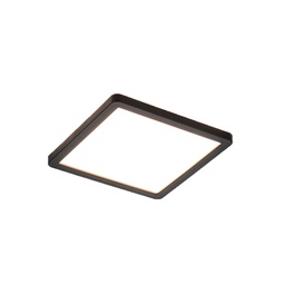 [112245] PANNEAU ATRIA SHINE 11,2W 3000K 190X190 NOIR PLASTIQUE