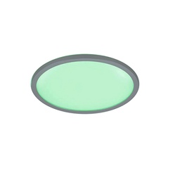 [112256] PANNEAU ATRIA SHINE 12W RGBW 293MM CHROME MAT PLASTIQUE