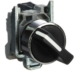 [325824] BOUTON TOURNANT NOIR D22 MANUEL F