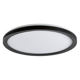 [112309] ENCASTRE EXTERIEUR 230V LAMINA ROND NOIR