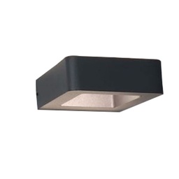 [112346] LUMINAIRE EXTERIEUR LED METAL ANTHRACITE INCL MODULE LED 7W600LM 4 000K