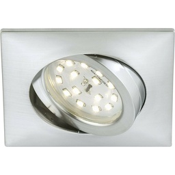 [112354] SPOTS ENCASTRABLES LED ATTACH PLASTIQUE COULEUR ALU INCL 1 X MODULE LED 5W400LM 3 000K
