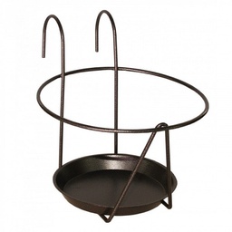 [41943] PORTE POT SOUCOUPE 16-18 CM GRIS