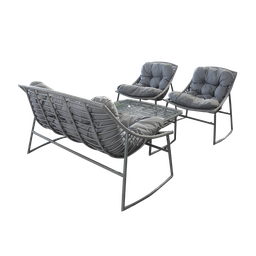 [41958] SALON (1 SOFA + 2 CHAISES + 1 TABLE)