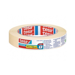 [326171] ADHESIF DE MASQUAGE POUR LA PEINTURE-MASKING STANDARD-2 JOURS SANS SOLVENT 50M:19MM BEIGE