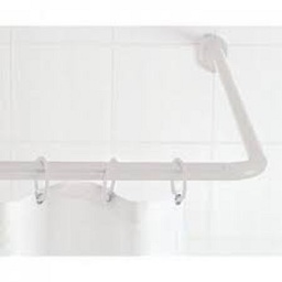 [112692] BARRE A RIDEAU SALLE DE BAIN BLANC