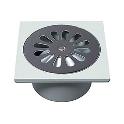 [326303] SP6002 BONDE DE SOL 10X10 CM D40 A COLLER GRILLE INOX