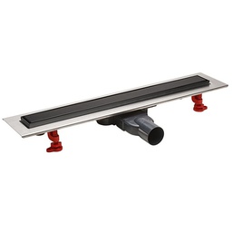 [326328] SIPHON DOUCHE à l'italienne VENISIO SLIM 50 BLACK TOUCH