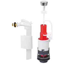 [326378] MECANISME A PLATEAUX - SIMPLE POUSSOIR +ROBINET F90 MP90
