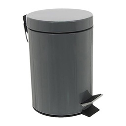 [112710] POUBELLE METAL 3L GRIS