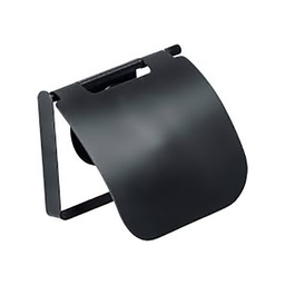 [210347] DEROULEUR PAPIER WC AVEC COUVERCLE STATIC-LOC PLUS PAVIA NOIR