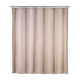 [210382] RIDEAU DE DOUCHE 180X200 BEIGE ANTI MOISISSURE