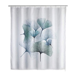 [210383] RIDEAU DE DOUCHE 180X200 GINGKO ANTI MOISSISURE