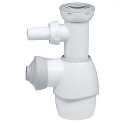 [326422] TOUT EN 1 SIPHON UNIVERSEL EVIER LAVABO BLANC
