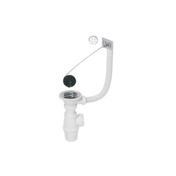 [326463] SP3215 SIPHON REGLABLE NF+BONDE A TROP-PLEIN EVIER GRES D60