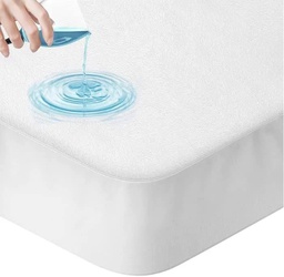 [112759] PROTEGE MATELAS BLC IMPERMEABLE ANTI-ACARIENS 140/190CM