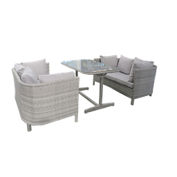 [402035] ENSEMBLE 2 SOFAS + 1 TABLE