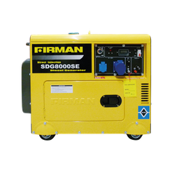 [326663] GROUPE ELECTROGENE 8 KVA DIESEL 220V INSONORISE AVEC INVERSEUR AUTOMATIQUE  - DEMARRAGE ELECTRIQUE