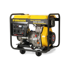 [326666] GROUPE ELECTROGENE 5 KVA DIESEL 220V DEMARRAGE ELECTRIQUE NON CAPOTE