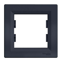 [326717] APPAREILLAGE ASFORA PLAQUE 1 POSTE ANTHRACITE
