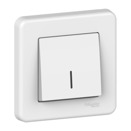 [326724] APPAREILLAGE LEONA BOUTON POUSSOIR LUMINEUX BLANC
