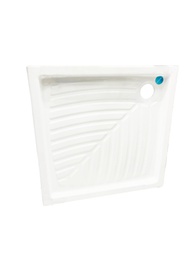 [211113] RECEVEUR GRES EXTRA PLAT 80x80 cm